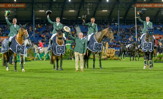 Irish Show Jumping team power to victory in Aachen Nations Cup with flawless performance