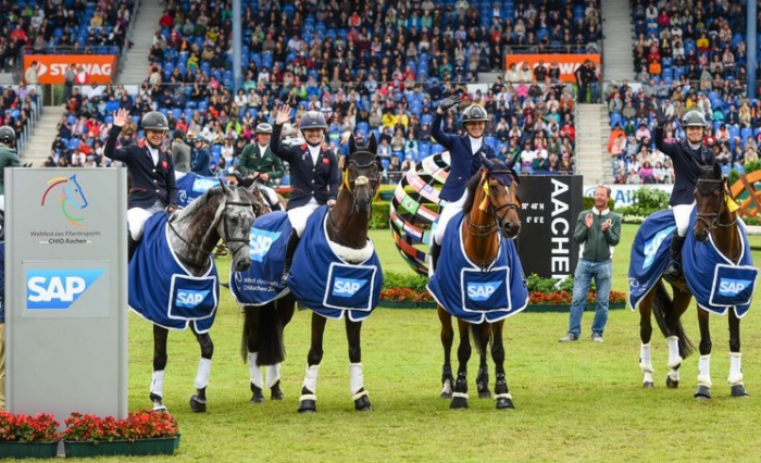 Great Britain Eventers Secure Victory in Aachen Nations' Cup