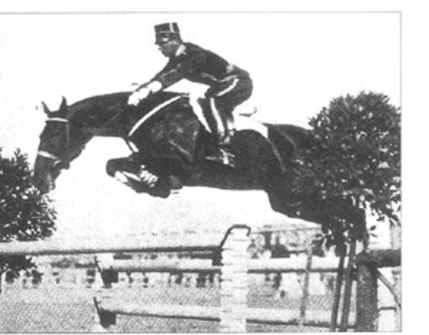 Kornett 5th place in the 1932 individual jumping final