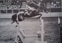 Idle Dice & Rodney Jenkins at the National Horse Show in 1969.